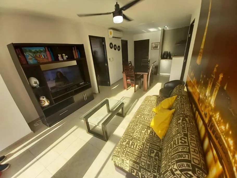 Apartamento Hermoso Condo De 2 Habitaciones Frente Al Caribe Cancún